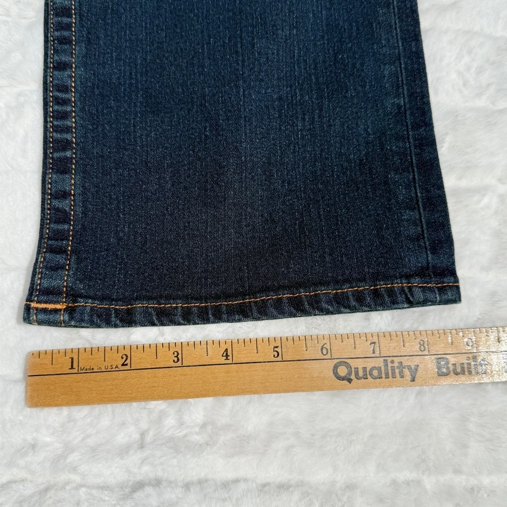 TRUE RELIGION Men's Ricky Flap SN Relaxed Straight Leg Jeans SIZE 36x32 Dark NEW